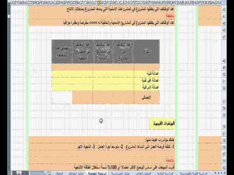 دراسة جدوى Excel - معلومات عن دراسات الجدوى 11953 2