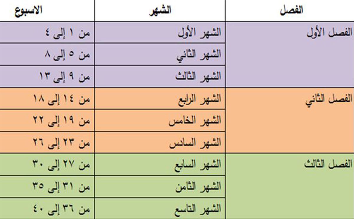 كم اسبوع الحمل , حاسبة الحمل