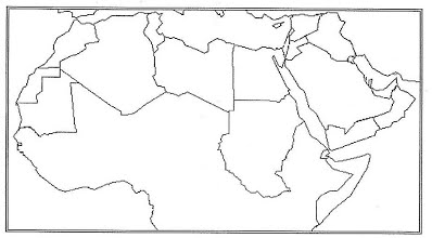 خريطة صماء للوطن العربي , شكل الخريطة الصماء وتعريفها