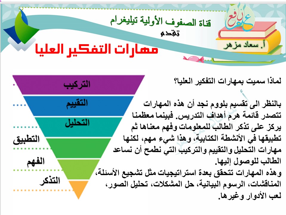 مهارات التفكير العليا - نبذه عن مهارات التفكير 671 1