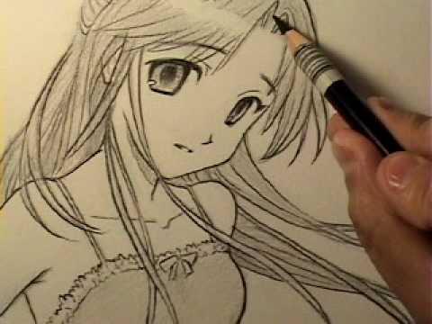 طريقة رسم انمي , كيفية رسم كرتون الانمى